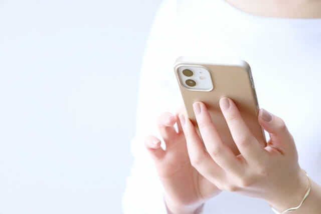 スマホでメール問合せ